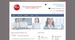 Desktop Screenshot of bwasbestostrust.com